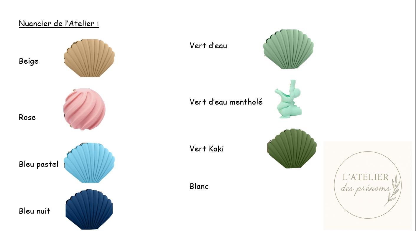 Patère Initiale prénom - Porte Manteau compacte