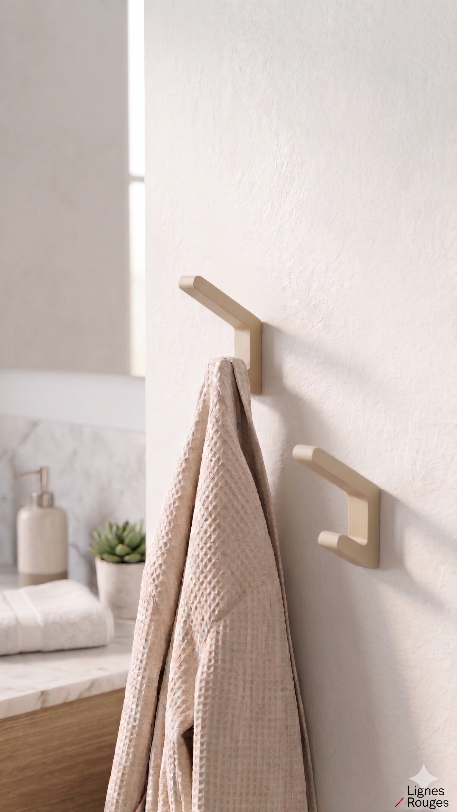 Patère Design Moderne colorée – Crochet Minimaliste – Porte manteaux coloré
