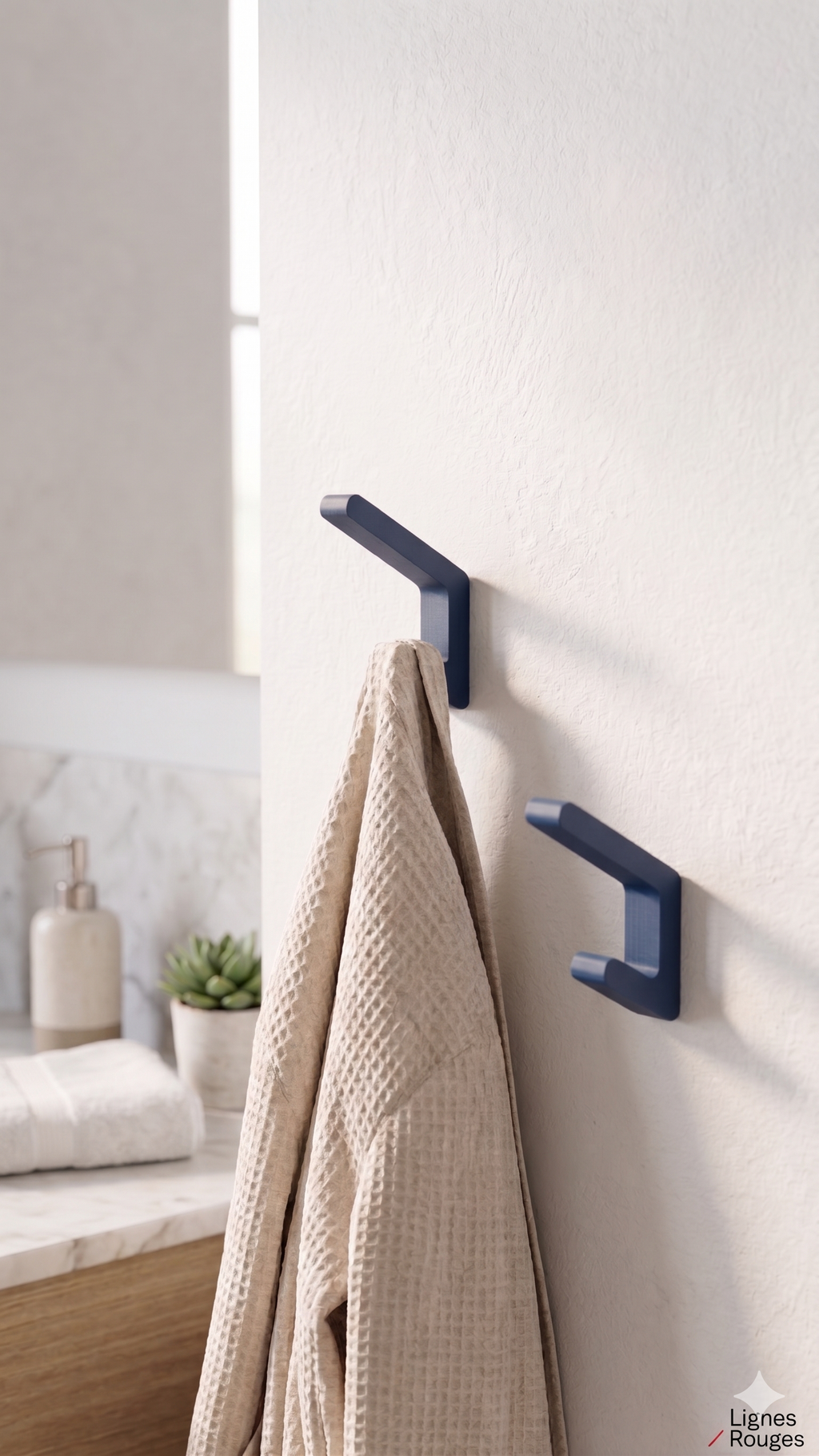 Patère Design Moderne colorée – Crochet Minimaliste – Porte manteaux coloré