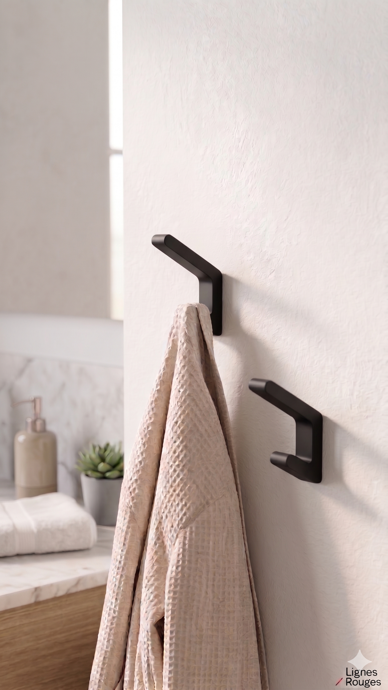 Patère Design Moderne colorée – Crochet Minimaliste – Porte manteaux coloré