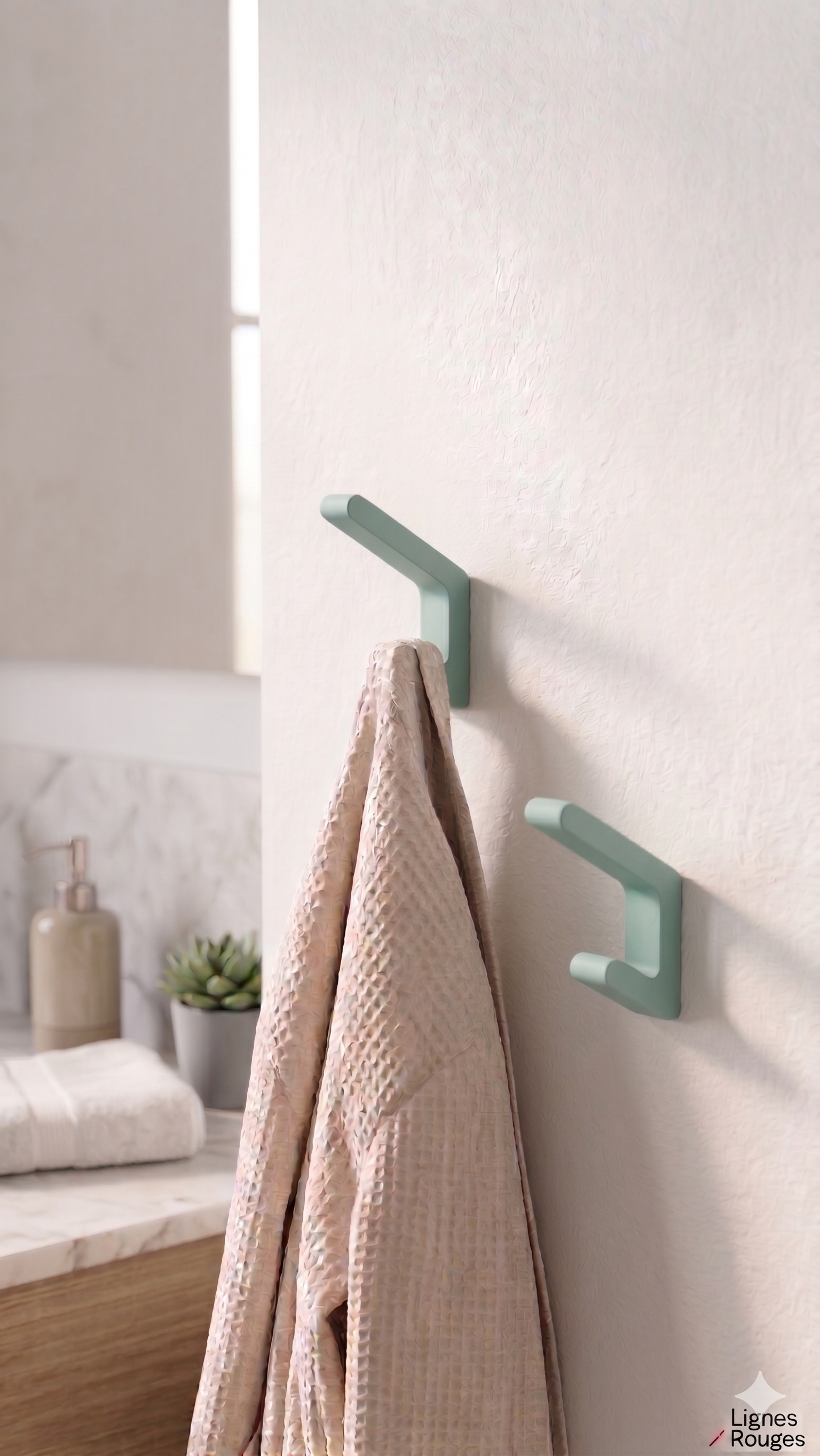 Patère Design Moderne colorée – Crochet Minimaliste – Porte manteaux coloré