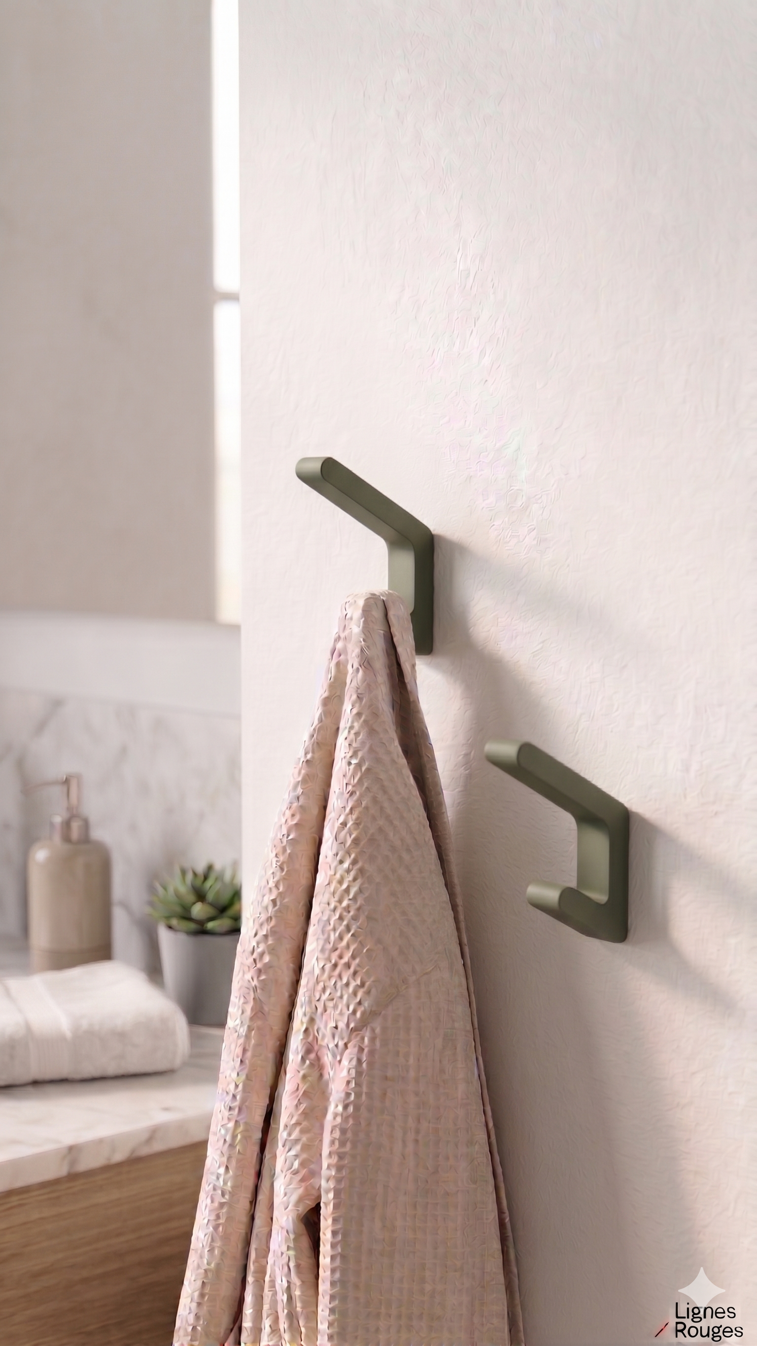 Patère Design Moderne colorée – Crochet Minimaliste – Porte manteaux coloré