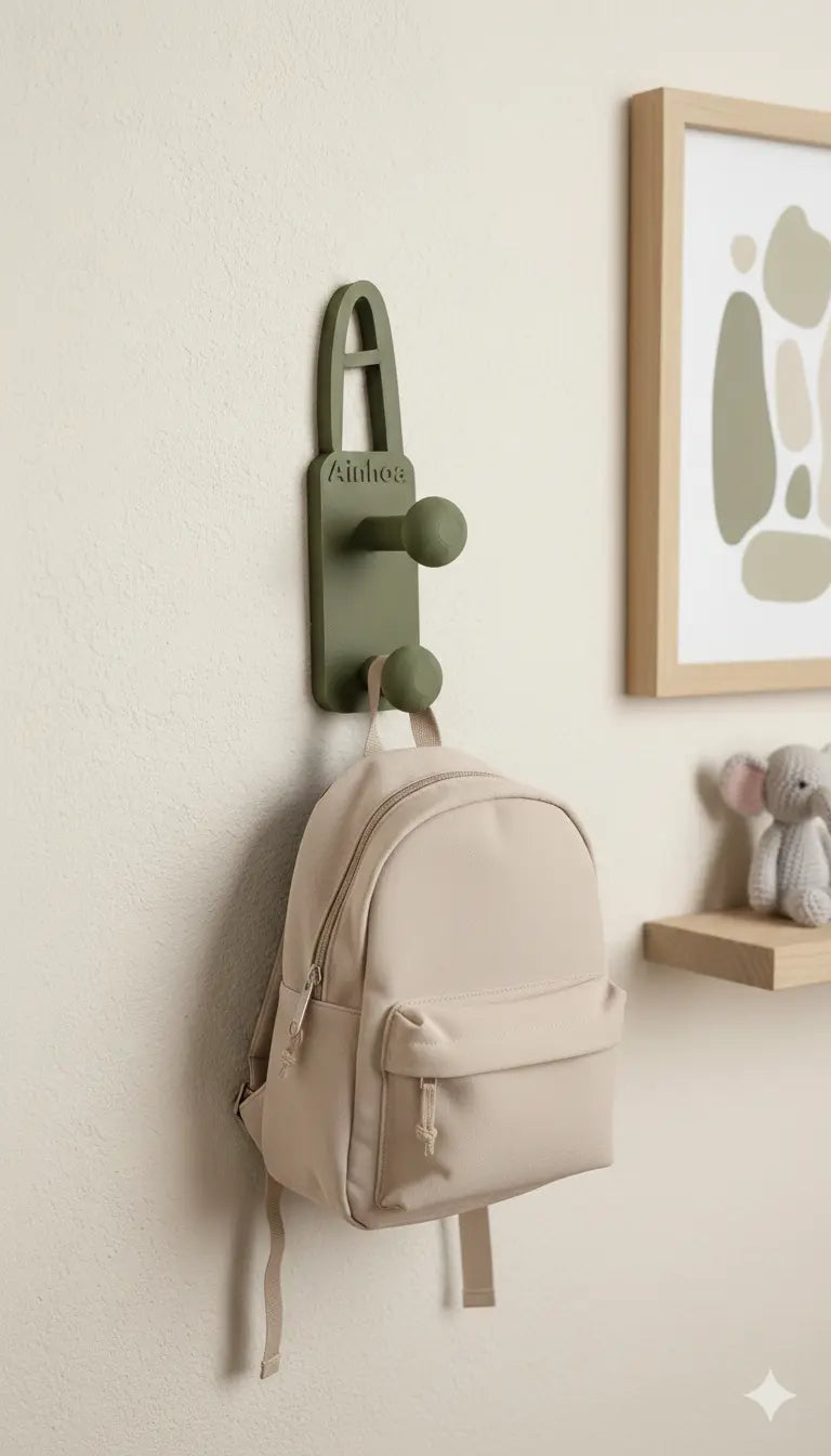 Patère Initiale prénom - Porte Manteau compacte L'Atelier des Prénoms
