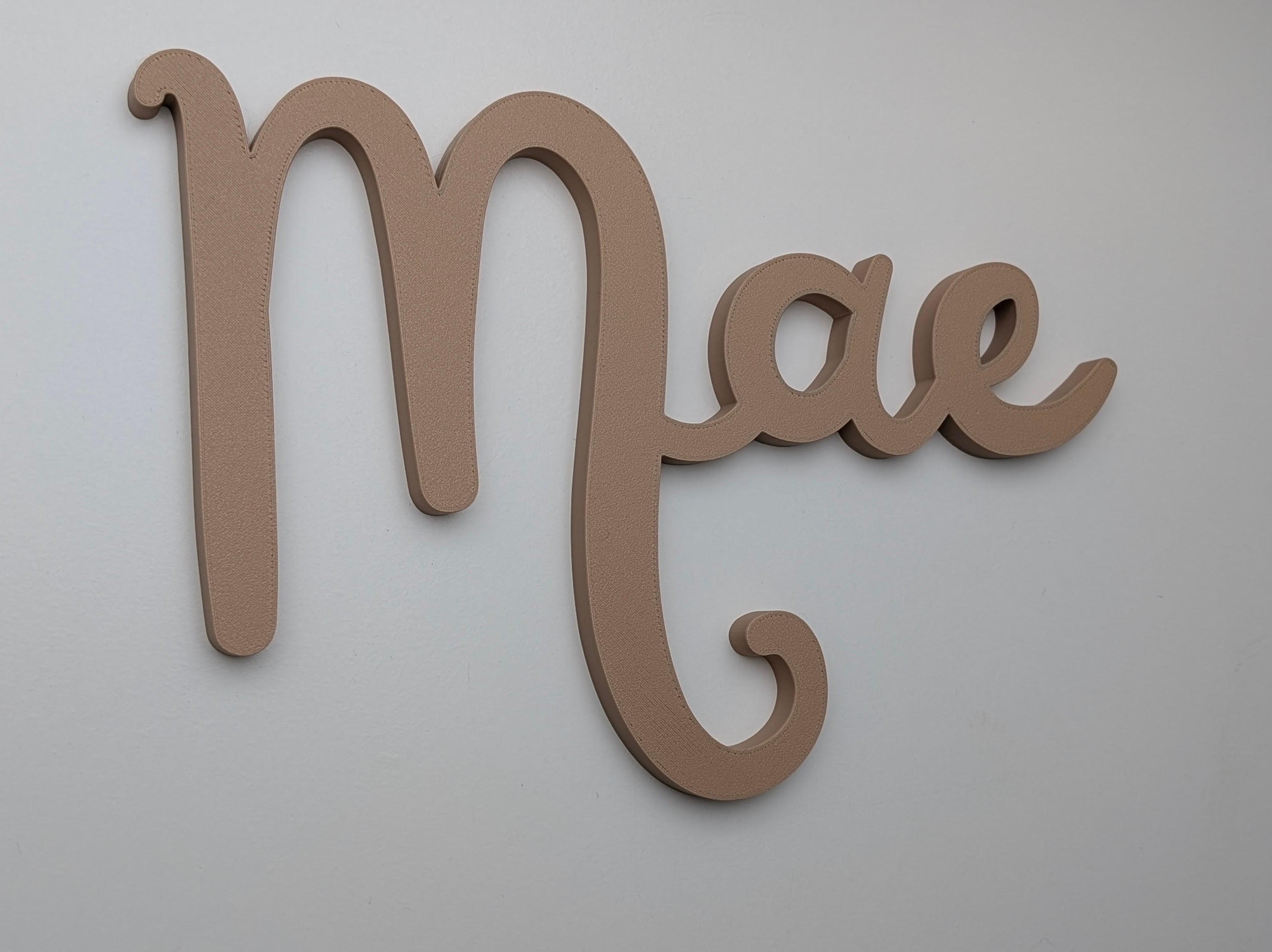 Prénom mural pour Porte de Chambre L'Atelier des Prénoms