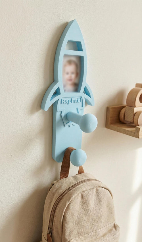 Porte Manteau mural Fusée Photo