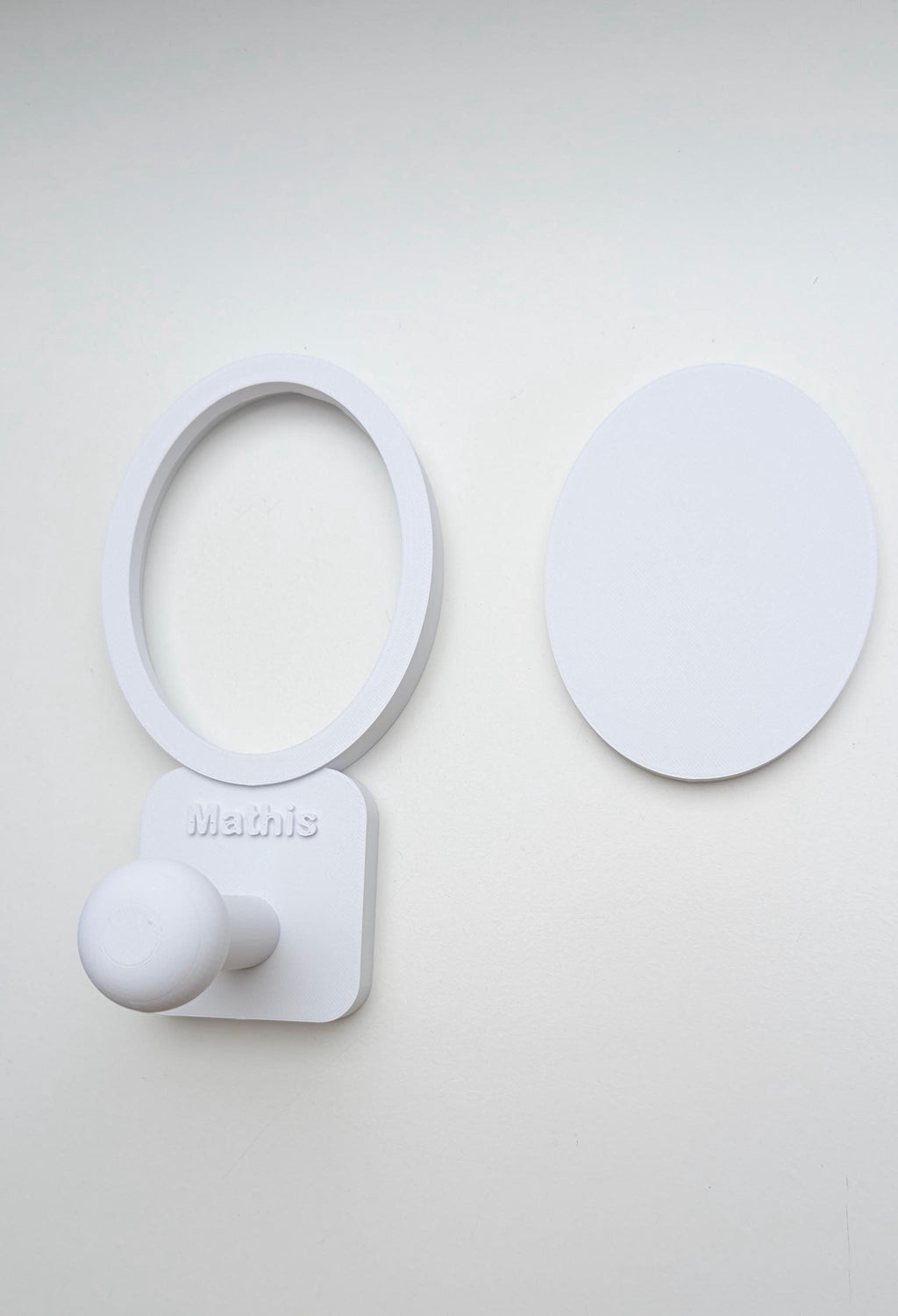 Porte Manteau mural Photo Ovale